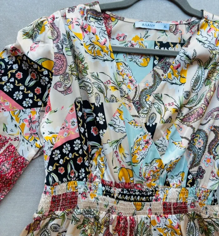 Magnifique robe longue Anany à motifs neuve - photo numéro 2
