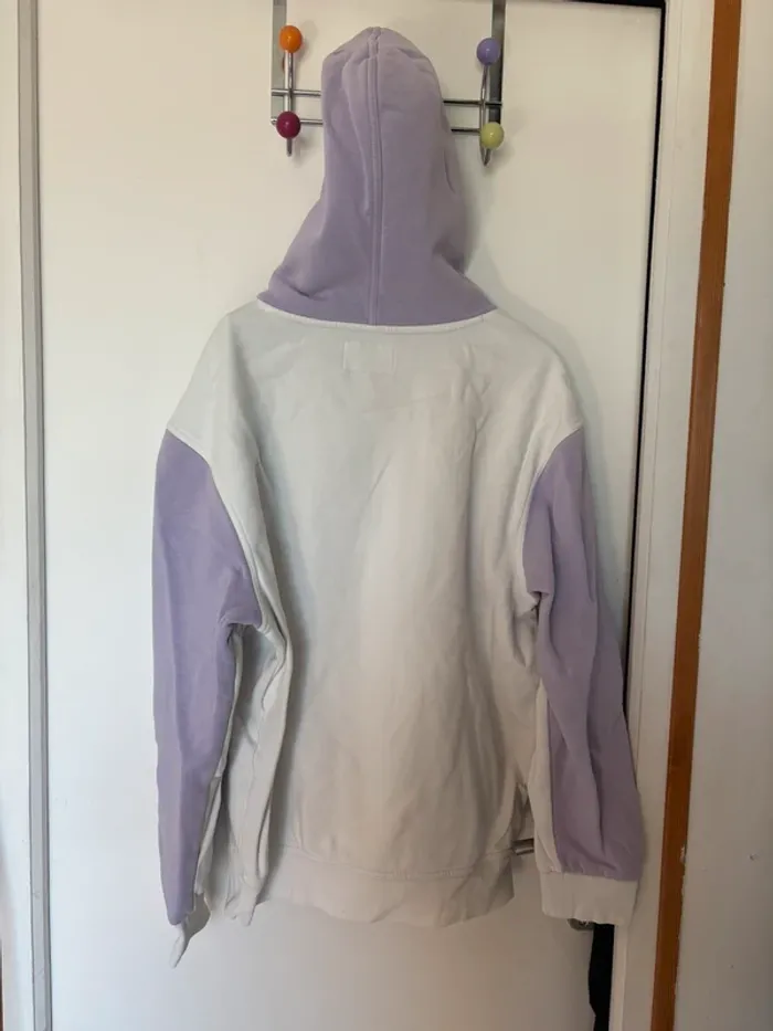 Sweat BZB blanc et violet - photo numéro 3