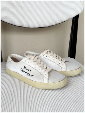Baskets Saint Laurent blanches 38 bon état