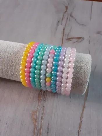 Lot 10 bracelets en perles