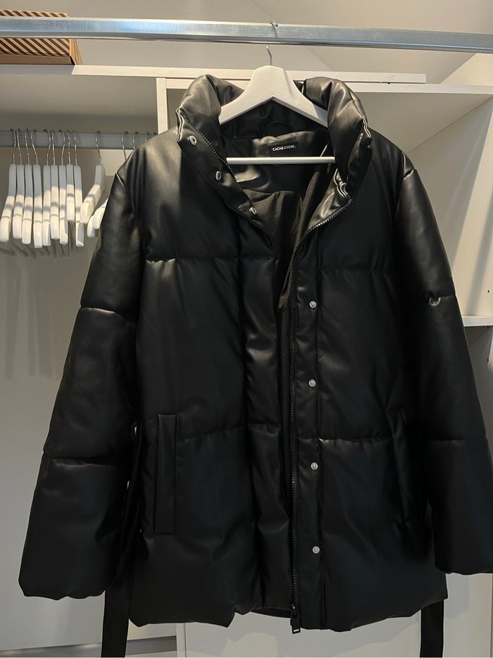 Manteau en cuir long - photo numéro 2