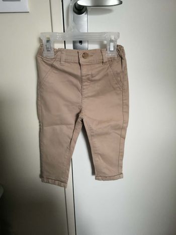 Pantalon chino uni (Beige) 18 mois (86 cm) Kiabi