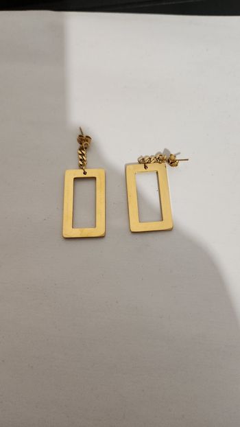 Boucle d'oreille acier inoxydable 