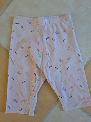 Pantalon court short long fille été in extenso 98 cm 3 ans