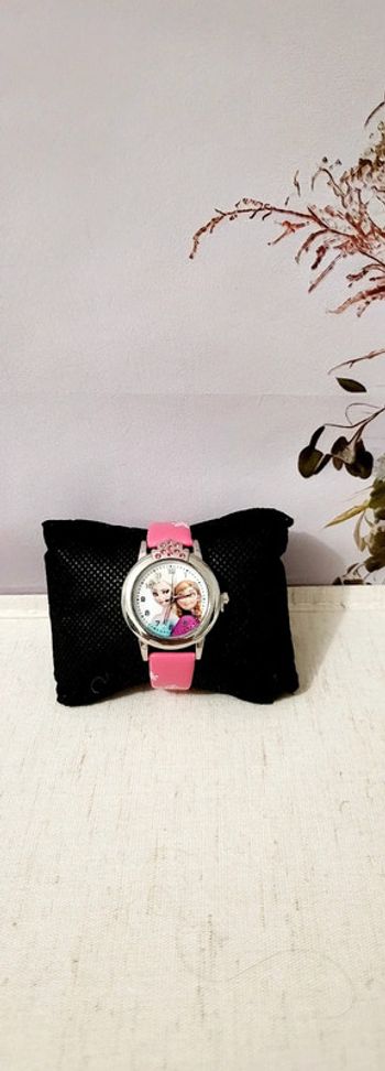Montre Reine des Neiges rose - Elsa & Anna