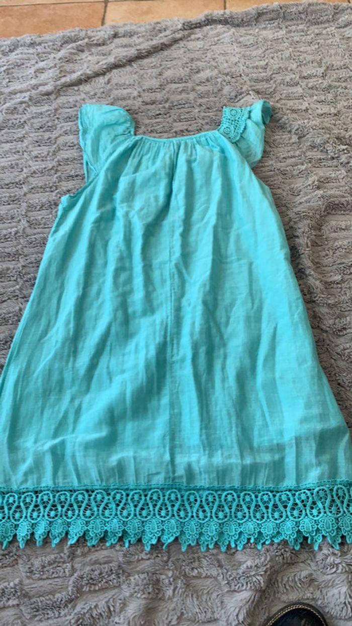 Robe JS millenium turquoise taille M - photo numéro 3