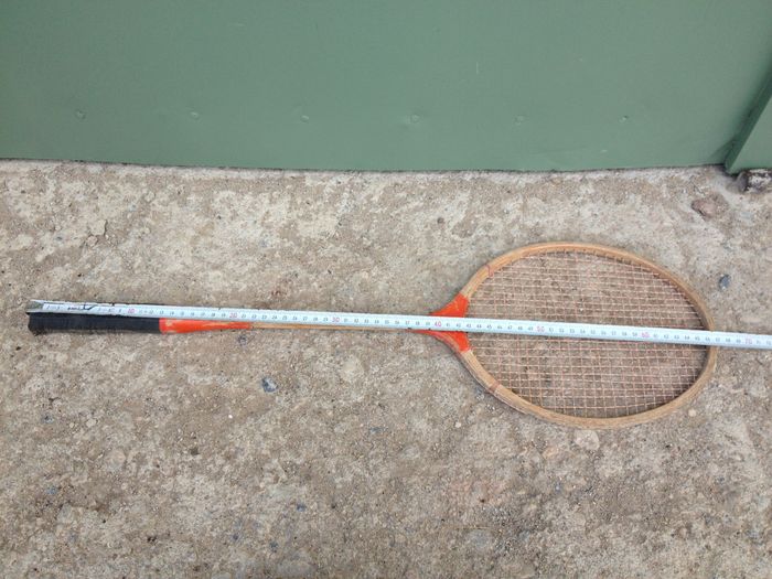 Accessoire de sport raquette de badminton en bois - photo numéro 6