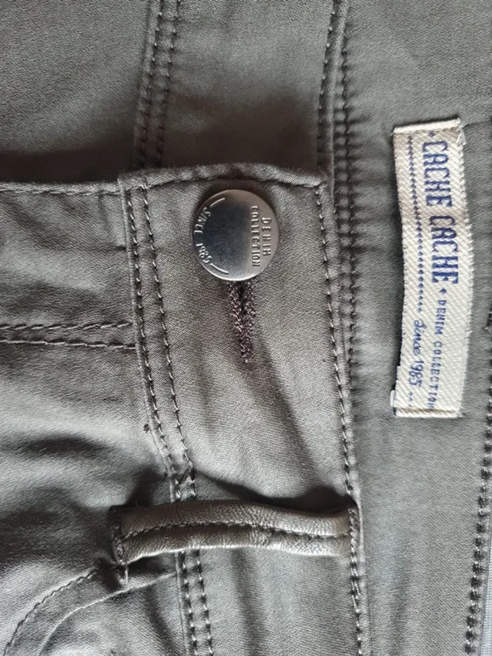 Pantalon skinny taupe - photo numéro 3