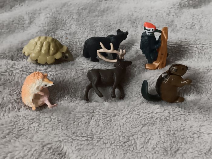 Lot de 6 animaux de la foret - photo numéro 2