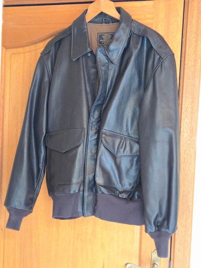 Veste en cuir Cockpit A-2 - photo numéro 2