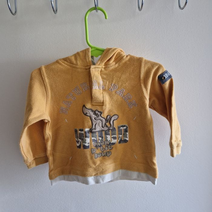 1 an sweat pull leger à capuche