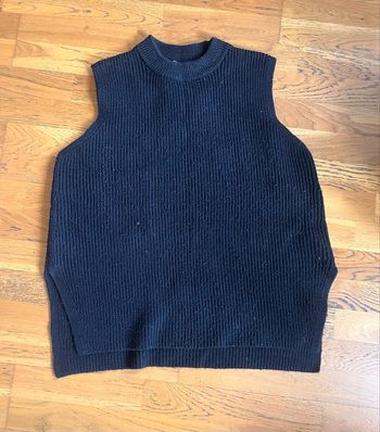 Pull manche courte noir 