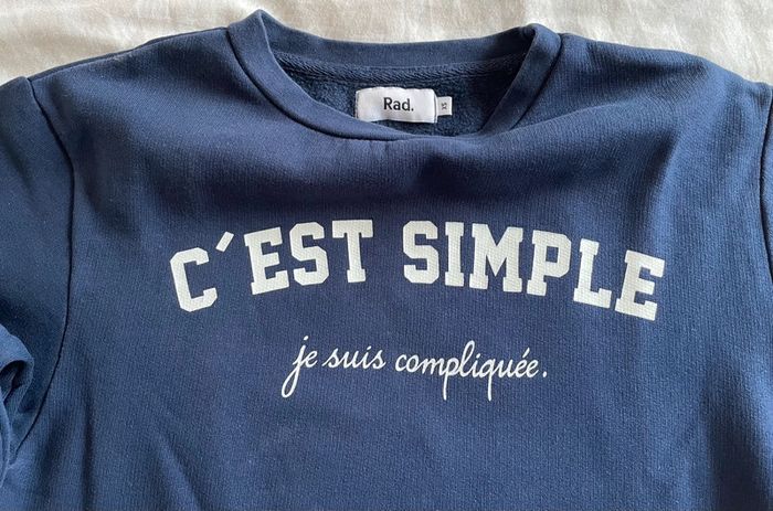 Hoodies what RAD taille XS en TBE - photo numéro 2