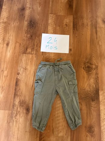 Pantalon kaki taille 24 mois Kiabi