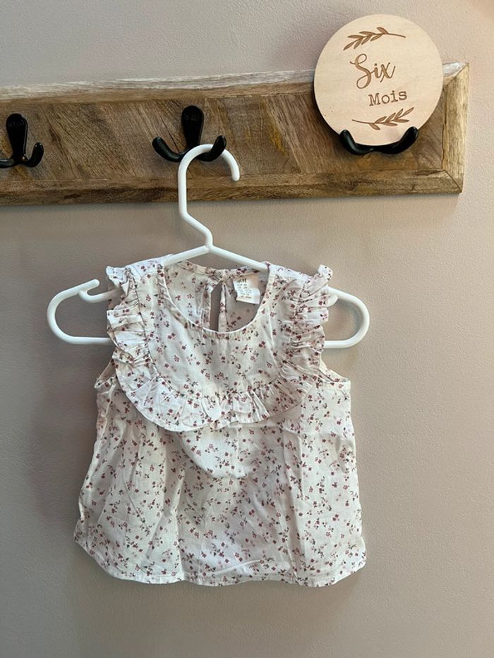 Blouse fleurie 6 mois