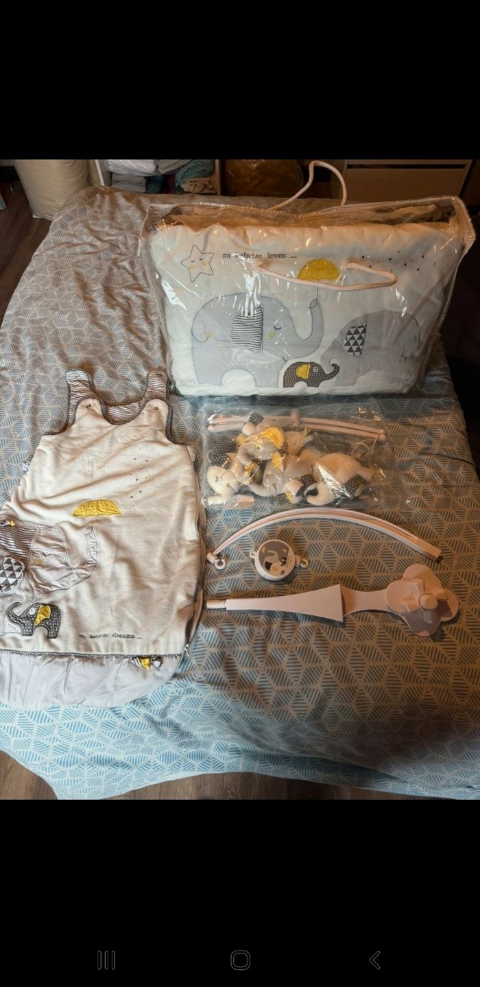 Lot Sauthon babyfan 3 pièces