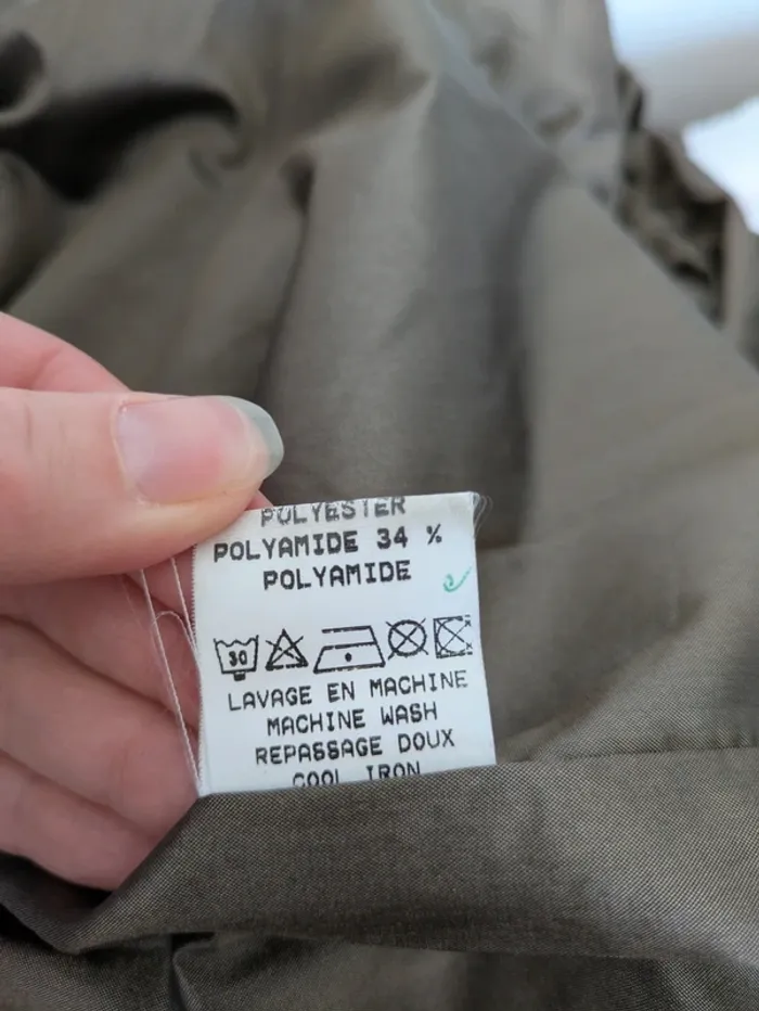 Doudoune dorée avec capuche - Motys - taille 38 - photo numéro 5