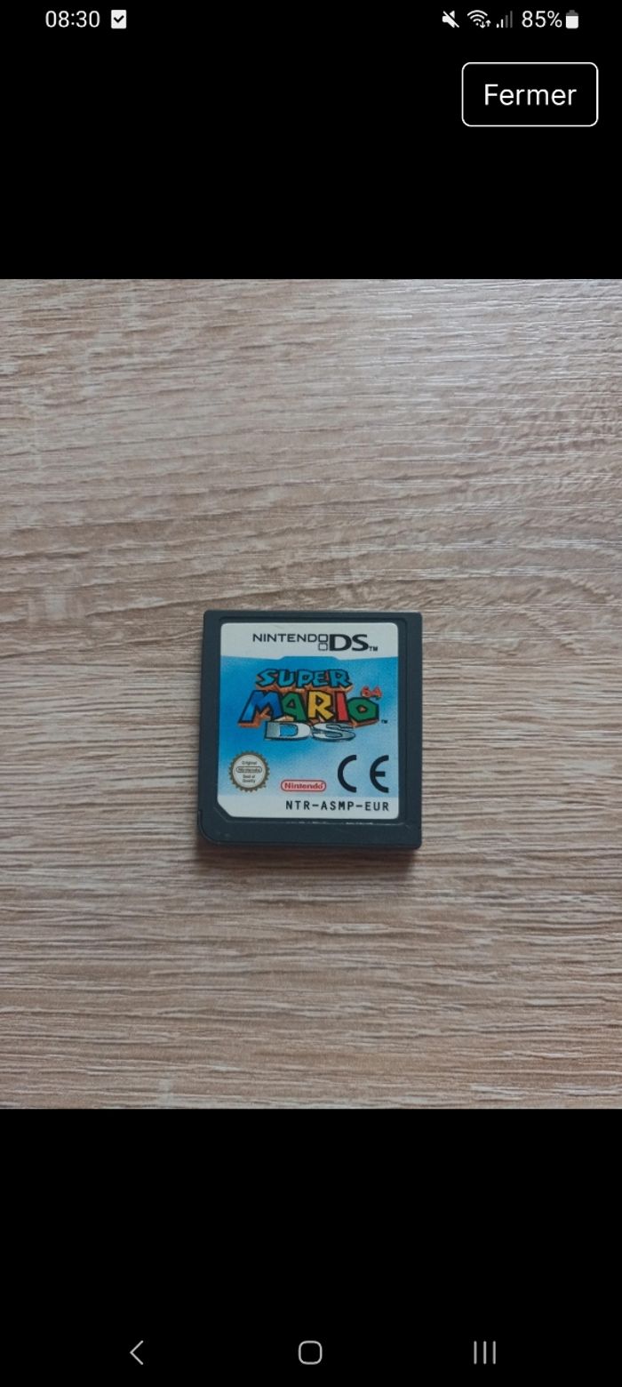 Super mario 64 jeu ds