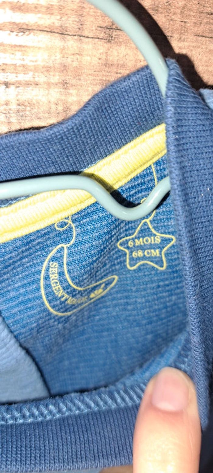 Pyjama bleu Sergent Major 6 mois - photo numéro 4
