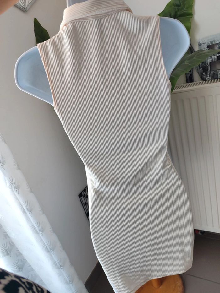 Robe courte moulante côtelé - photo numéro 4