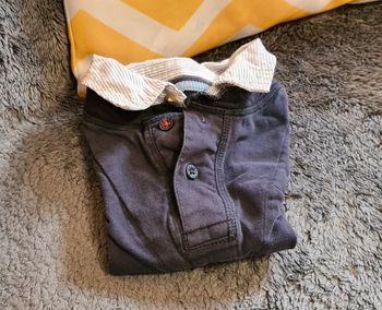 DON - Sweat manches longues bleu garçon taille 3 ans Obaibi