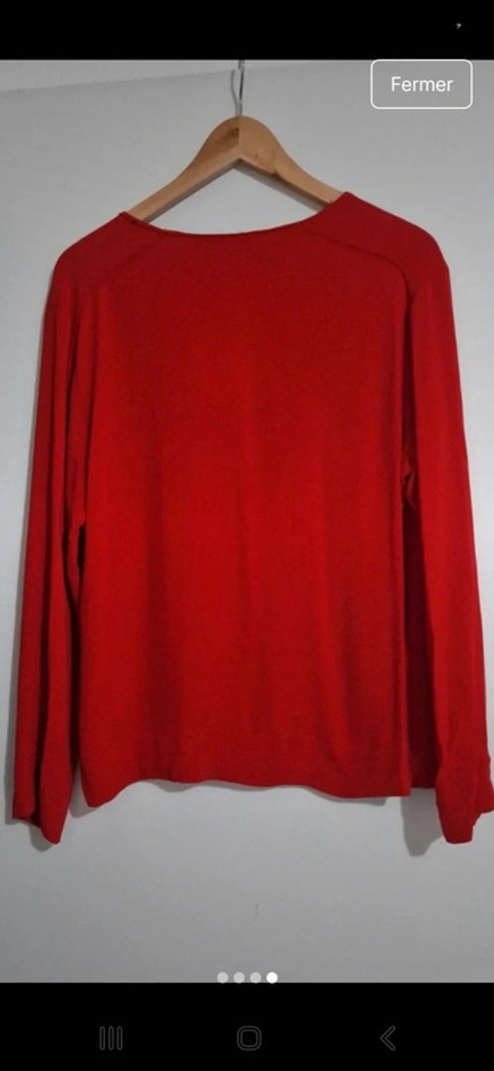 Chemise zara rouge - photo numéro 3