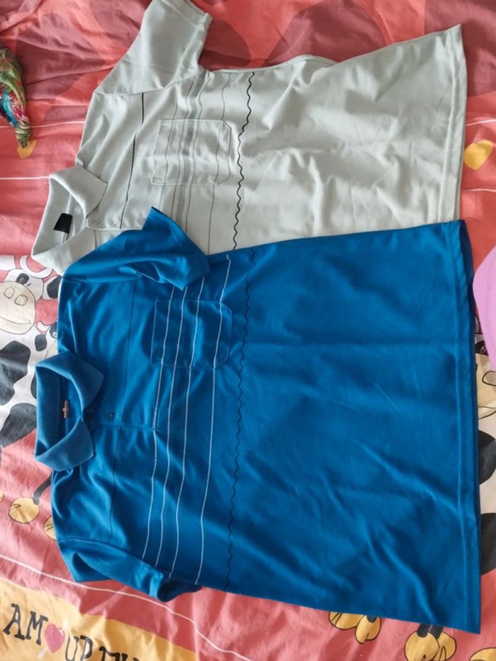 Deux polo taille L