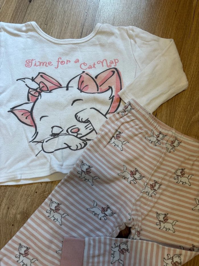 Pyjama 2 pièces léger coton Marie Disney 18-24 mois