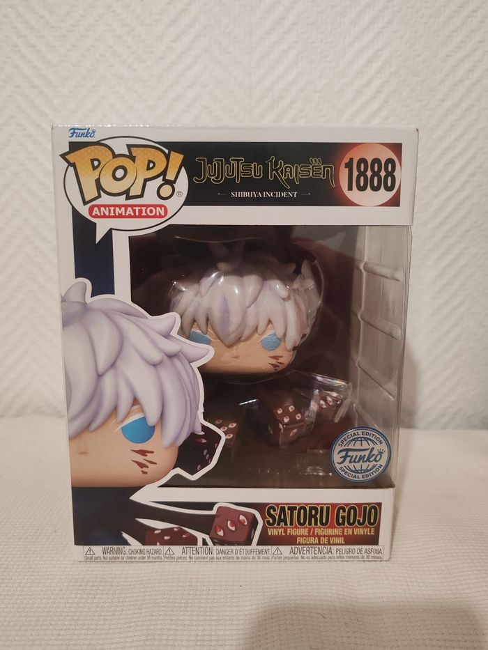 Funko pop jujutsu kaisen 1888 Satoru Gojo - photo numéro 4