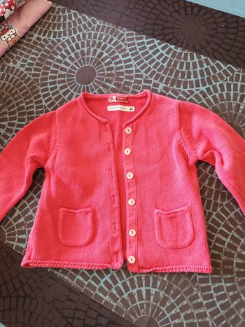 gilet fille 18 mois dpam