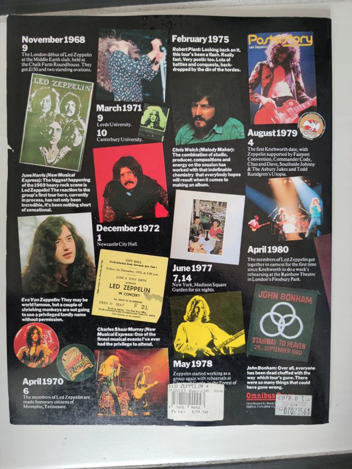 Livre collector led zeppelin a visual documentary - photo numéro 2