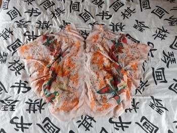 Blouse manches courtes transparentes femme L