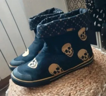 Baskets Vans skull/tête de mort