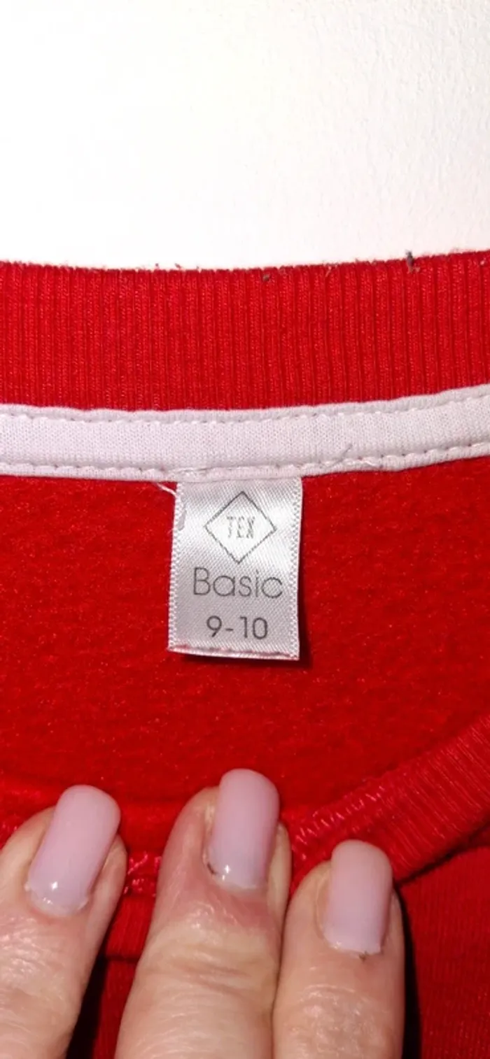 🌟 Sweat-shirt Rouge Basic - Style Sportif 🌟 - photo numéro 4