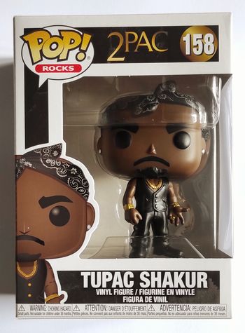Funko POP Tupac Shakur #158 - 2Pac - Figurine Vinyle