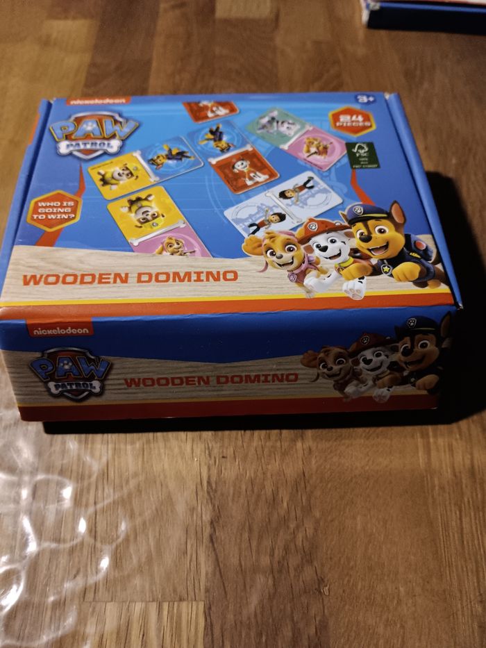 Jeu domino en bois Pat Patrouille