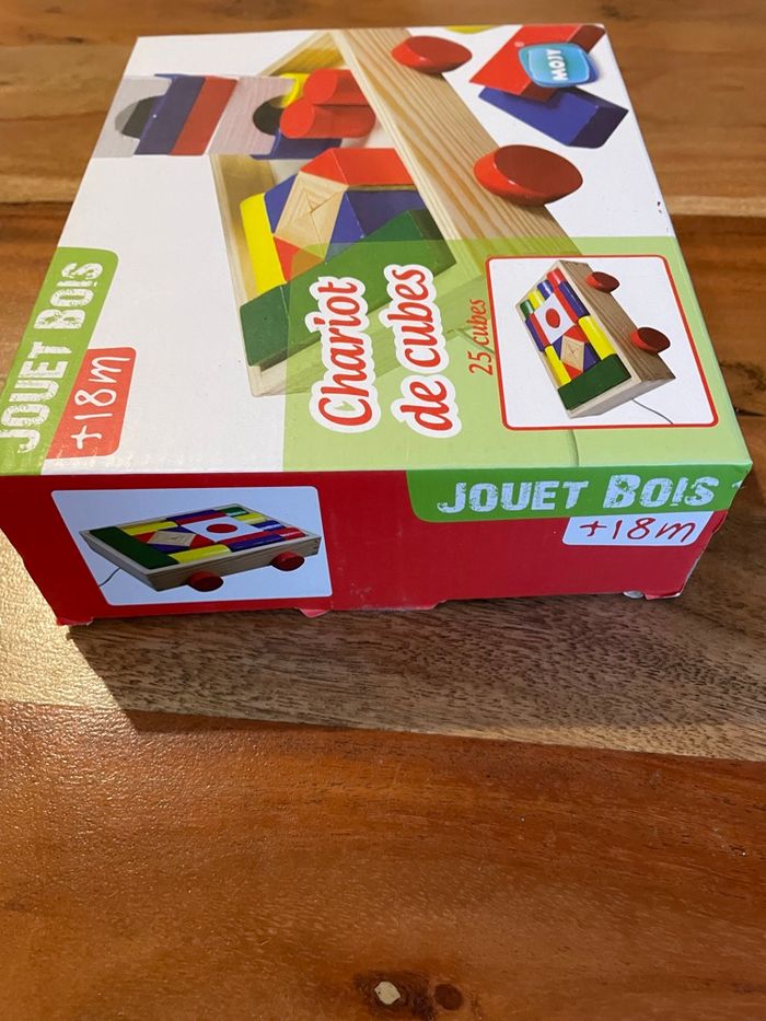 Chariot de cubes en bois Mojy - photo numéro 4