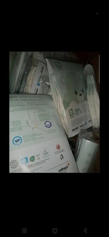 Lot de pampers boni taille 1 ( 2-5kg)