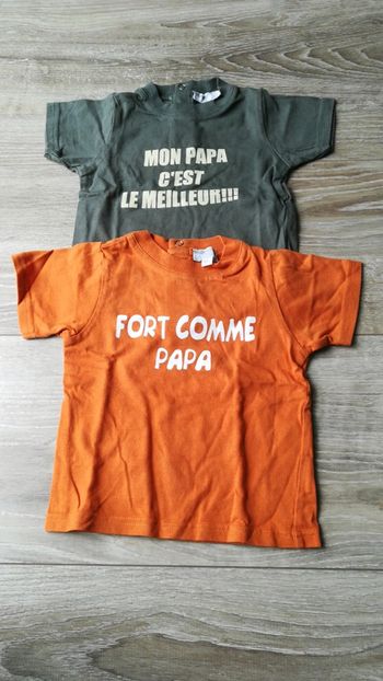 Lot de 2 tee shirts manches courtes