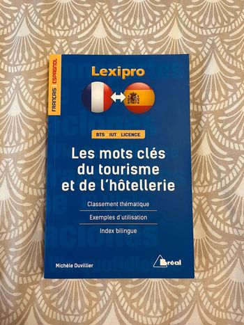 Lexipro tourisme et hôtellerie Français Espagnol
