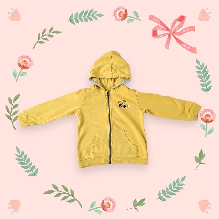 Gilet zippé moutarde - photo numéro 2