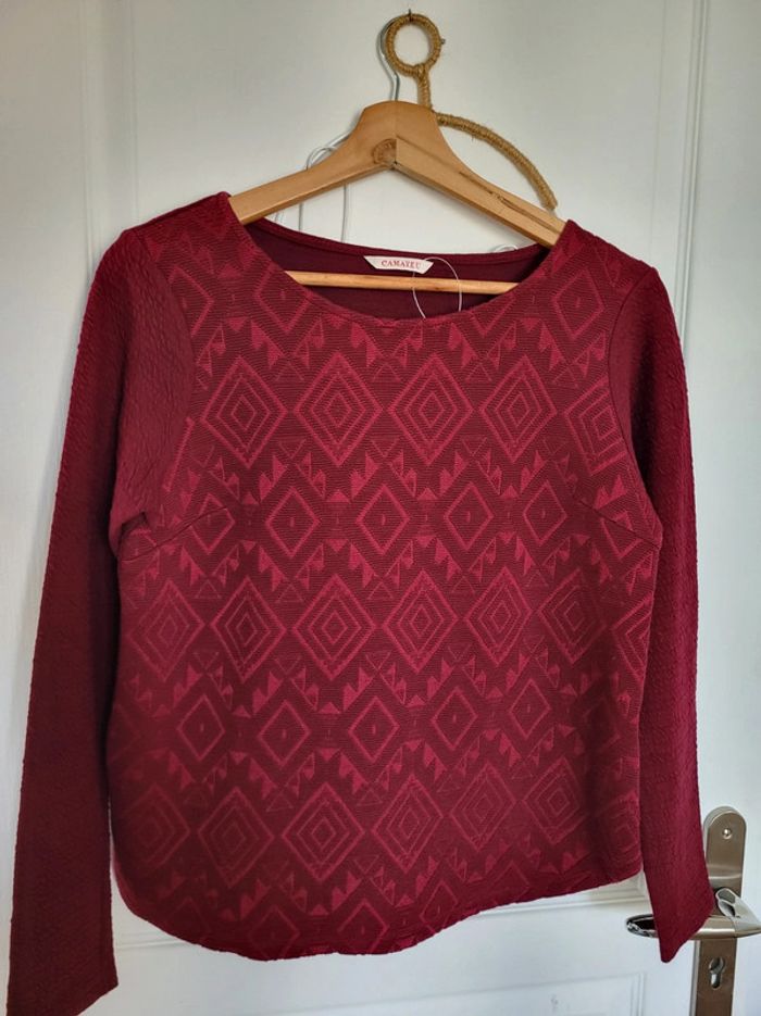 Sweat Camaïeu taille 36 impeccable - photo numéro 2