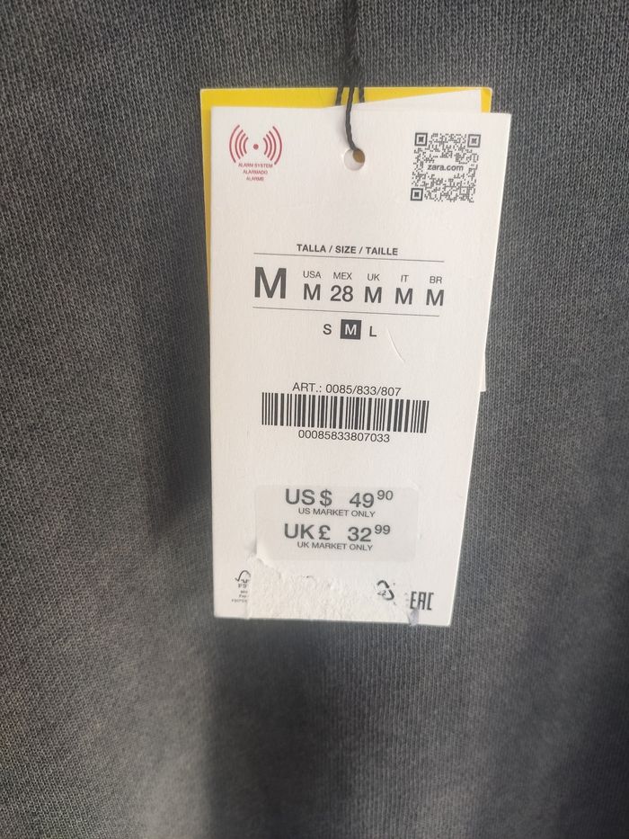 Zara sweat Don Clemente neuf M - photo numéro 4