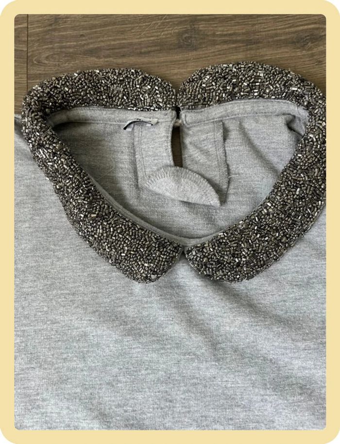 Pull col perles - photo numéro 2