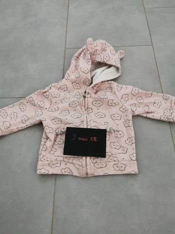 Veste à capuche fille 9 mois kiabi