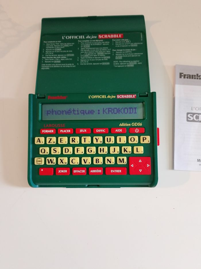 L'officiel du jeu scrabble franklin Larousse complet et fonctionne - photo numéro 5