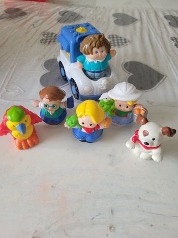 Fisher price camion de glaces et personnages