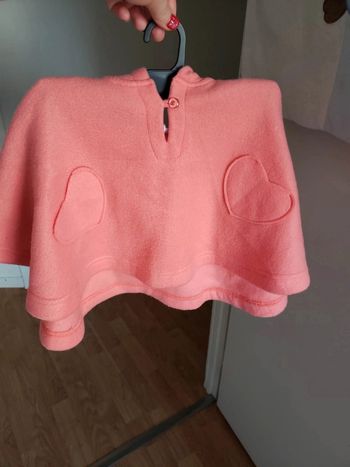 Pommette poncho fille 6 mois
