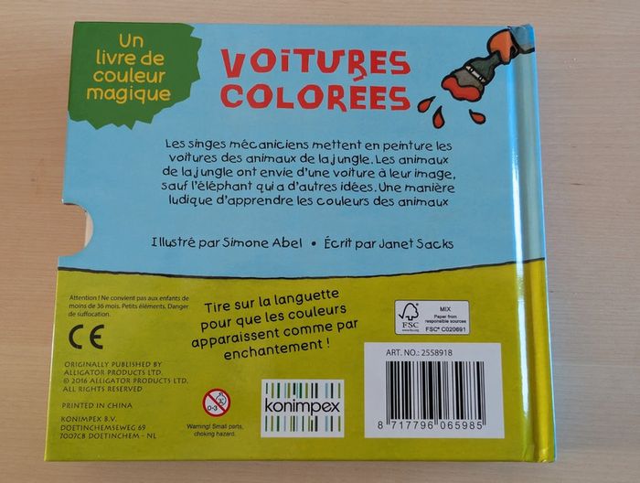 Livre voitures colorées - photo numéro 2