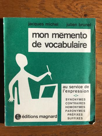 Mon mémento de vocabulaire